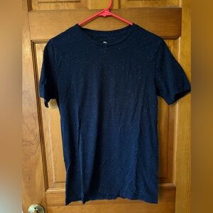 H&M Navy and White Speckled Tee